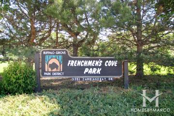 Frenchmans Cove subdivision in Arlington Heights, IL