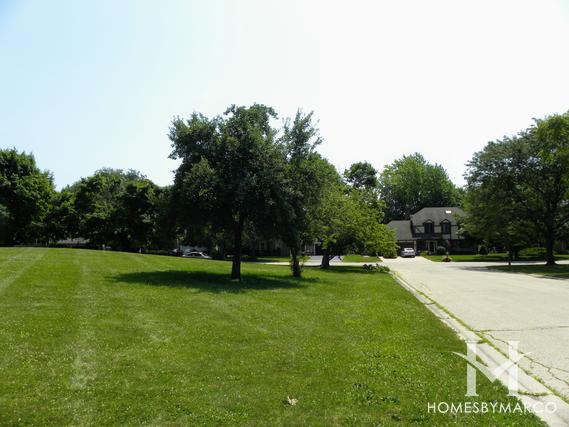 Hunters Woods subdivision in St. Charles, IL