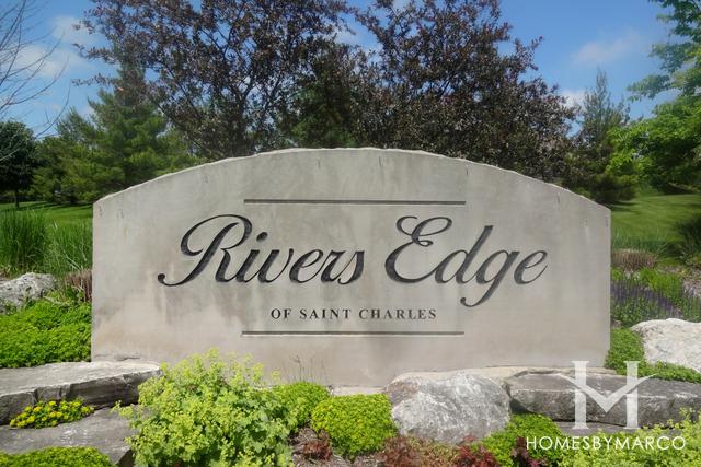 Rivers Edge subdivision in St. Charles, IL