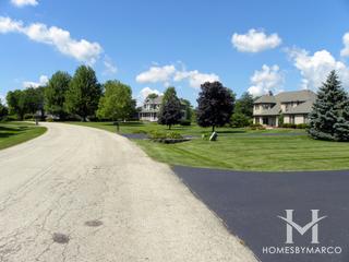 Westwoods subdivision in St. Charles, IL