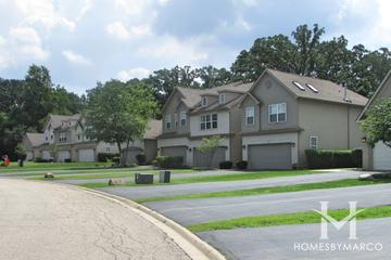 Cobblestone Woods subdivision in Crystal Lake, IL