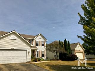 Chicory Place subdivision in Aurora, IL