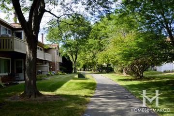 Deer Run subdivision in Palatine, IL