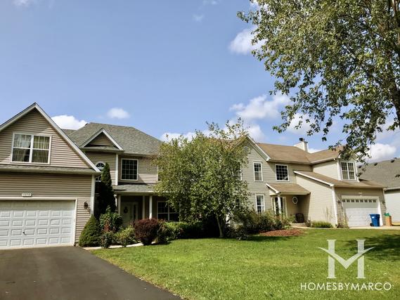 Old Eola Estates subdivision in Aurora, IL