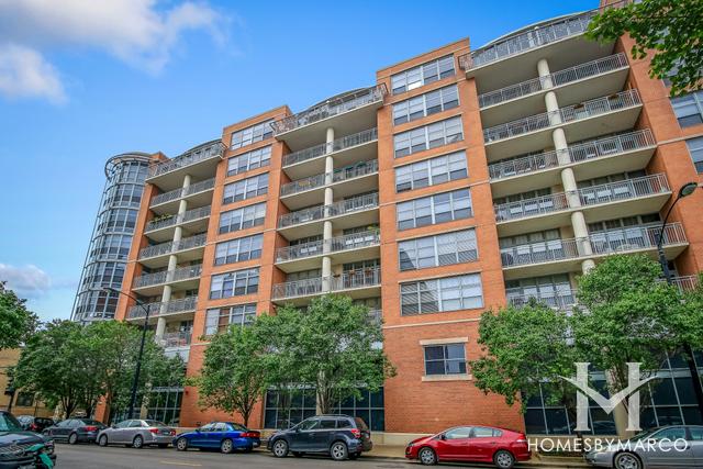 The Metro building in the West Loop neighborhood of Chicago, IL