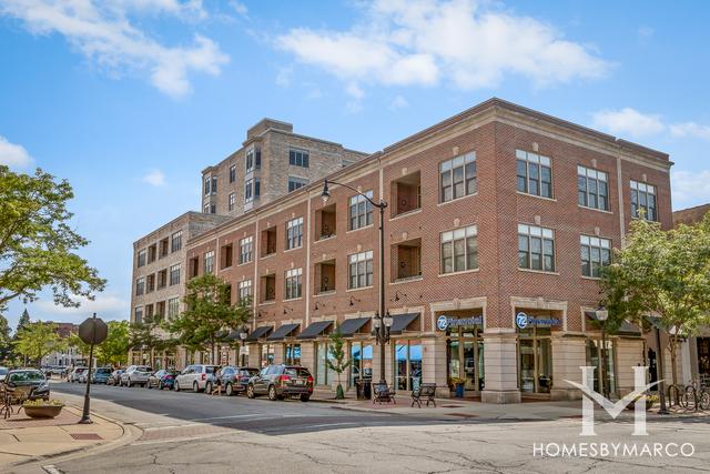 Metro Lofts building in Arlington Heights, IL