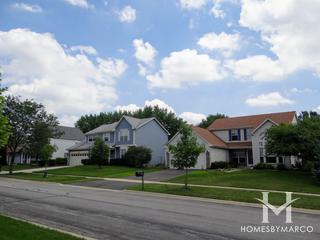 Cambridge Glen subdivision in Carol Stream, IL