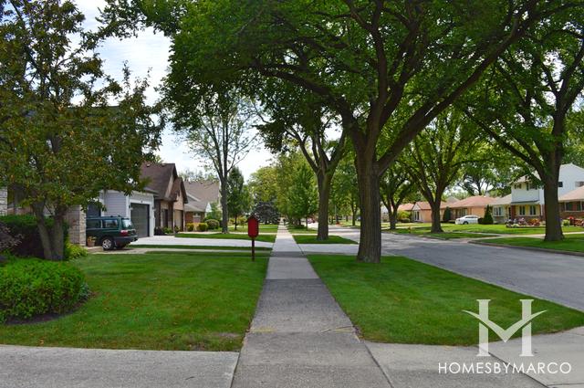 Emery Manor subdivision in Elmhurst, IL