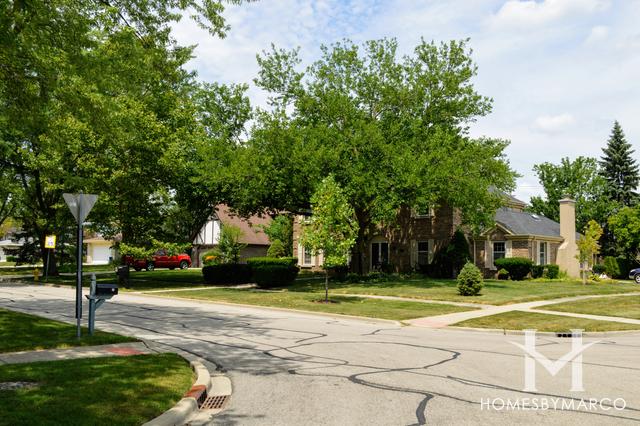 Knottingham subdivision in Downers Grove, IL