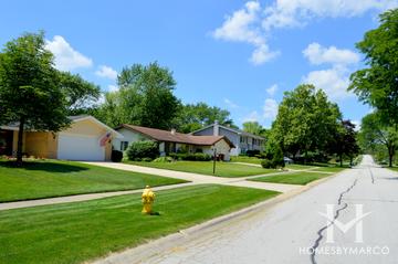 Butterfield West subdivision in Glen Ellyn, IL