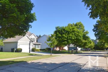 Hawthorn Club subdivision in Vernon Hills, IL