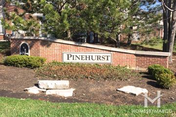 Pinehurst subdivision in the Gregg's Landing neighborhood of Vernon Hills, IL