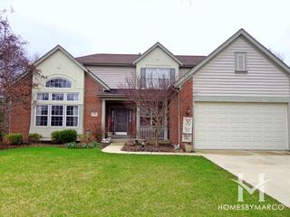 Cypress Pointe subdivision in the Gregg's Landing neighborhood of Vernon Hills, IL