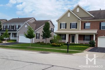 Pine Valley subdivision in the Gregg's Landing neighborhood of Vernon Hills, IL