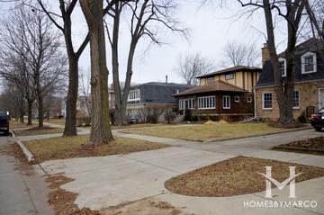 Ravinia subdivision in Highland Park, IL