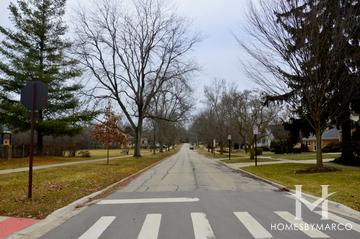 Ravinia subdivision in Highland Park, IL
