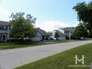 Woodhill Estates subdivision in Lake Villa, IL