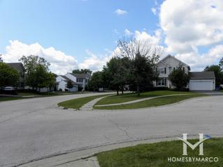 Woodhill Estates subdivision in Lake Villa, IL