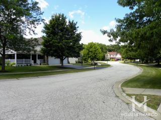 Woodhill Estates subdivision in Lake Villa, IL