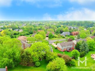Winchester Estates subdivision in Libertyville, IL