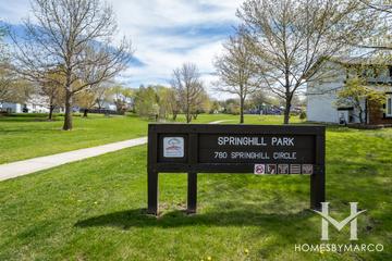 Spring Hill subdivision in Naperville, IL