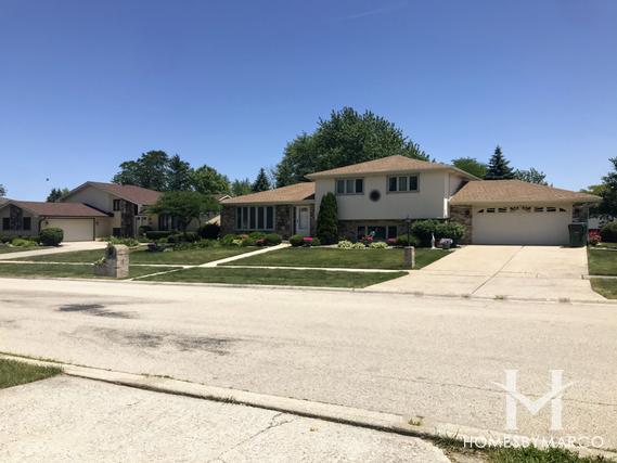 Derby Meadows subdivision in Homer Glen, IL