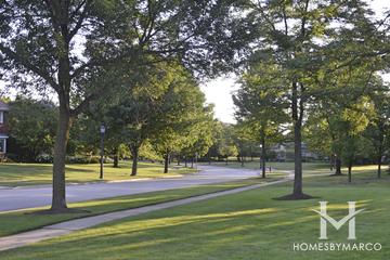 Canterbury subdivision in Libertyville, IL