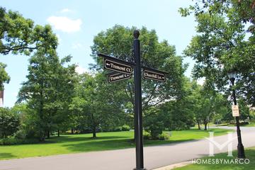 Nickels and Dimes subdivision in Libertyville, IL