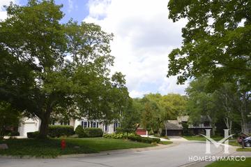 Red Top subdivision in Libertyville, IL