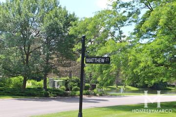 River Bend subdivision in Libertyville, IL
