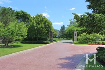 River Bend subdivision in Libertyville, IL