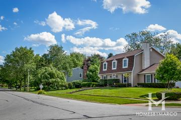Brush Hill subdivision in Naperville, IL