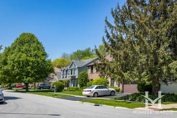 Campus Green subdivision in Naperville, IL