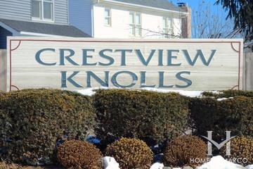 Crestview Knolls subdivision in Naperville, IL