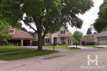 Evergreen Woods subdivision in Naperville, IL