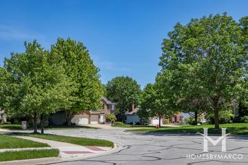 Greenway Knolls subdivision in Naperville, IL