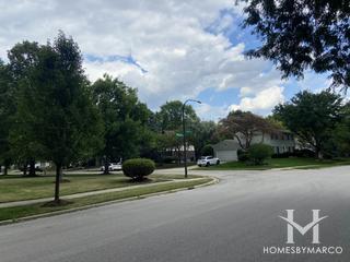 Hobson Village subdivision in Naperville, IL