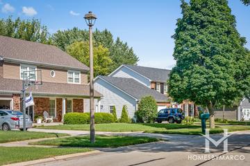 Hobson West subdivision in Naperville, IL