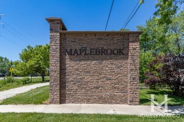 Maplebrook subdivision in Naperville, IL
