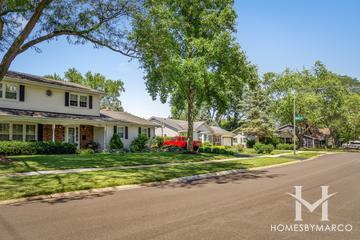 Olympic Terrace subdivision in Naperville, IL