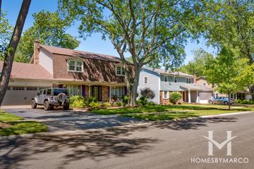 Olympic Terrace subdivision in Naperville, IL