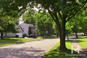 Old Farm subdivision in Naperville, IL