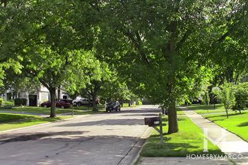 Old Farm subdivision in Naperville, IL