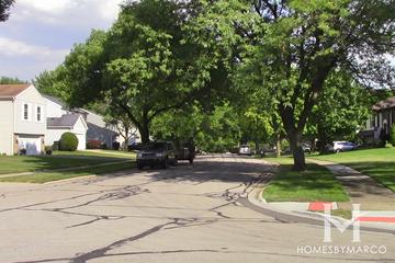 Old Farm subdivision in Naperville, IL