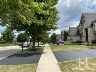 Penncross Knoll subdivision in Naperville, IL