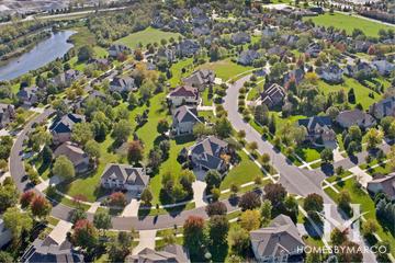 River Run subdivision in Naperville, IL