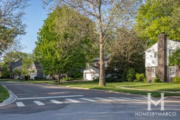 Saybrook subdivision in Naperville, IL