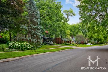Royal Oaks subdivision in Naperville, IL