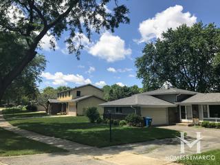 Steeple Run subdivision in Naperville, IL