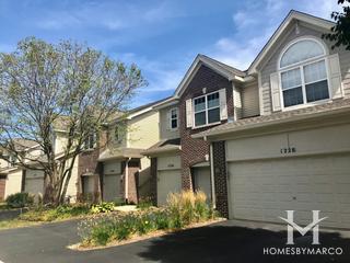 The Townes at Stonebridge subdivision in Aurora, IL